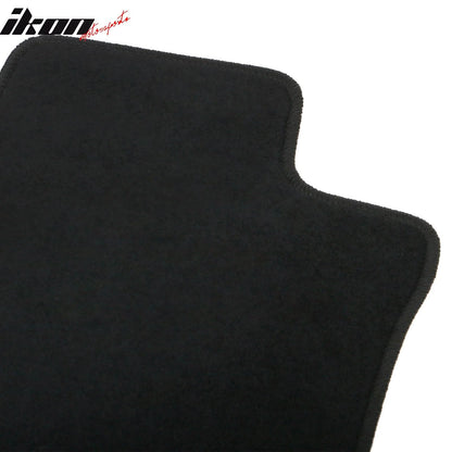 2016-2025 Volvo XC90 PHEV & MHEV Black Floor Mats Nylon 4PCS