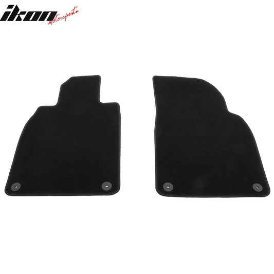 2013-2024 Porsche 718 Cayman & Boxster Black Floor Mats Nylon 2PCS