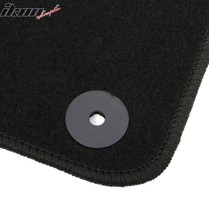 2013-2024 Porsche 718 Cayman & Boxster Black Floor Mats Nylon 2PCS