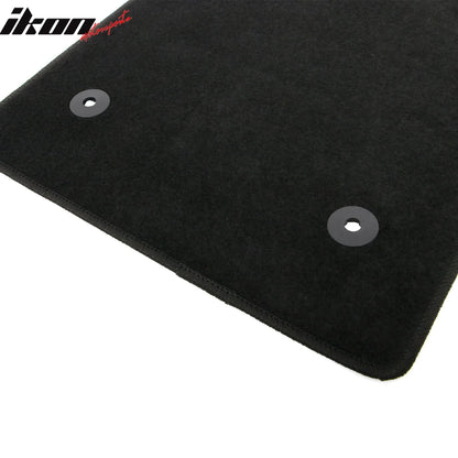 2019-2025 Cadillac XT4 OE Black Front Rear Floor Mats Carpets Nylon