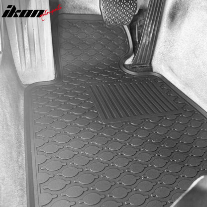 2012-18 BMW F30 3 Series & F80 M3 Sedan Heavy Duty Black Car Floor Mat