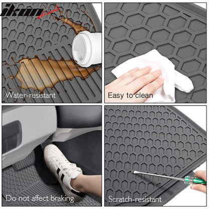 2008-2017 Mitsubishi Lancer Heavy Duty Floor Mats Carpets Latex