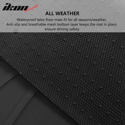 2007-2013 Chevy Silverado Latex Floor Mat All Weather Carpet 5PC