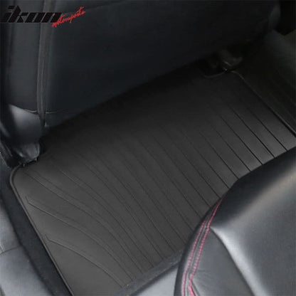 2012-2019 Tesla Model S Latex Floor Mats All Weather Carpet Black