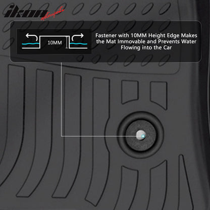 2023-2025 Chevy Colorado/GMC Canyon Floor Mats All Weather TPE Carpets