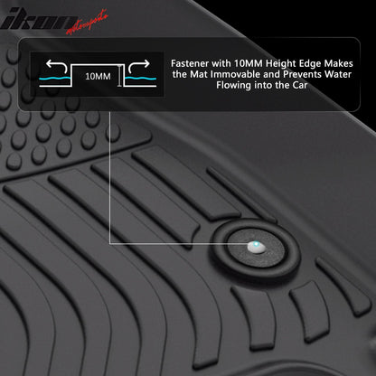 2023-2024 Fisker Ocean 3D Floor Mats All Weather Carpet TPE 3PCS