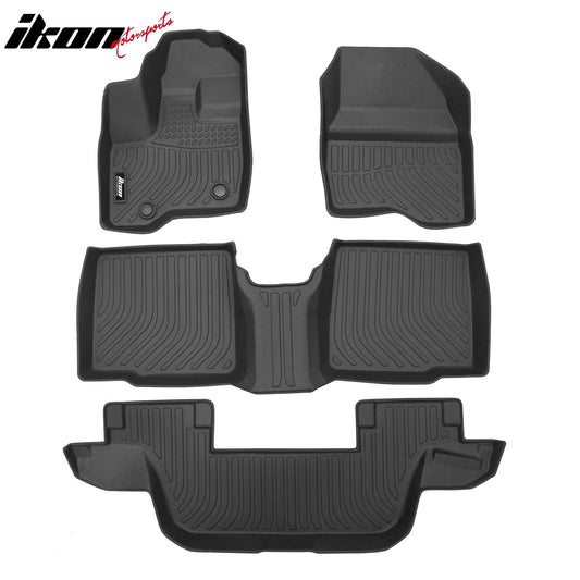 2011-2015 Ford Explorer Bench Seat 3D Floor Mats Carpets Liner TPE