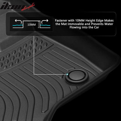 2015-2019 Ford Explorer Bucket Seat 3D Floor Mats Liner Carpets TPE