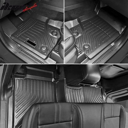 2019-2023 Ford Ranger Super Crew Cab 3D Floor Mat Heavy Duty Liner TPE