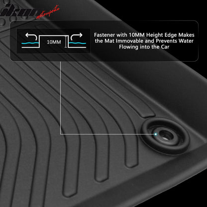 2018-2022 Honda Accord 3D Floor Mats All Weather Carpet TPE 3PCS