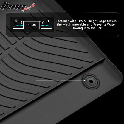 2022-2024 Hyundai Ioniq 5 Limited Heavy Duty Floor Mats 3D Carpet TPE