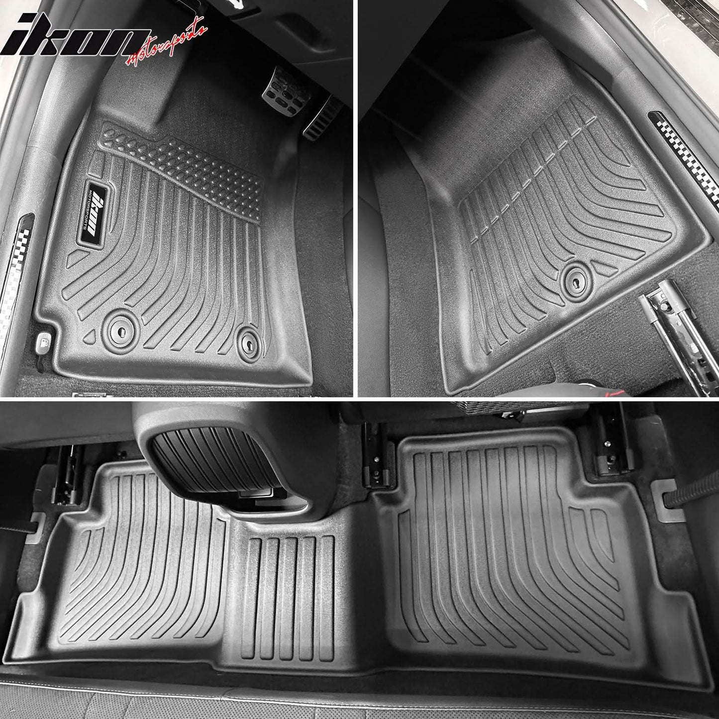 2024-2025 Hyundai Kona 2024 Kona N 3D All Weather Floor Mats Liner TPE