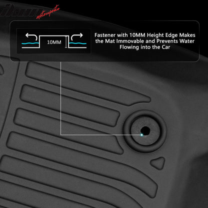 2016-2021 Jeep Grand Cherokee/2022 WK Floor Mats 3D TPE Carpets Liner