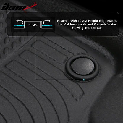 2024-2025 Lincoln Nautilus & MKX 3D Floor Mats Heavy Duty Liners - TPE