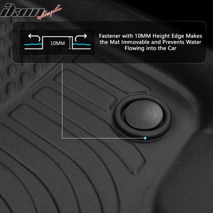 2023-2024 Nissan ARIYA 3D Molded Floor Mats All Weather Carpet TPE