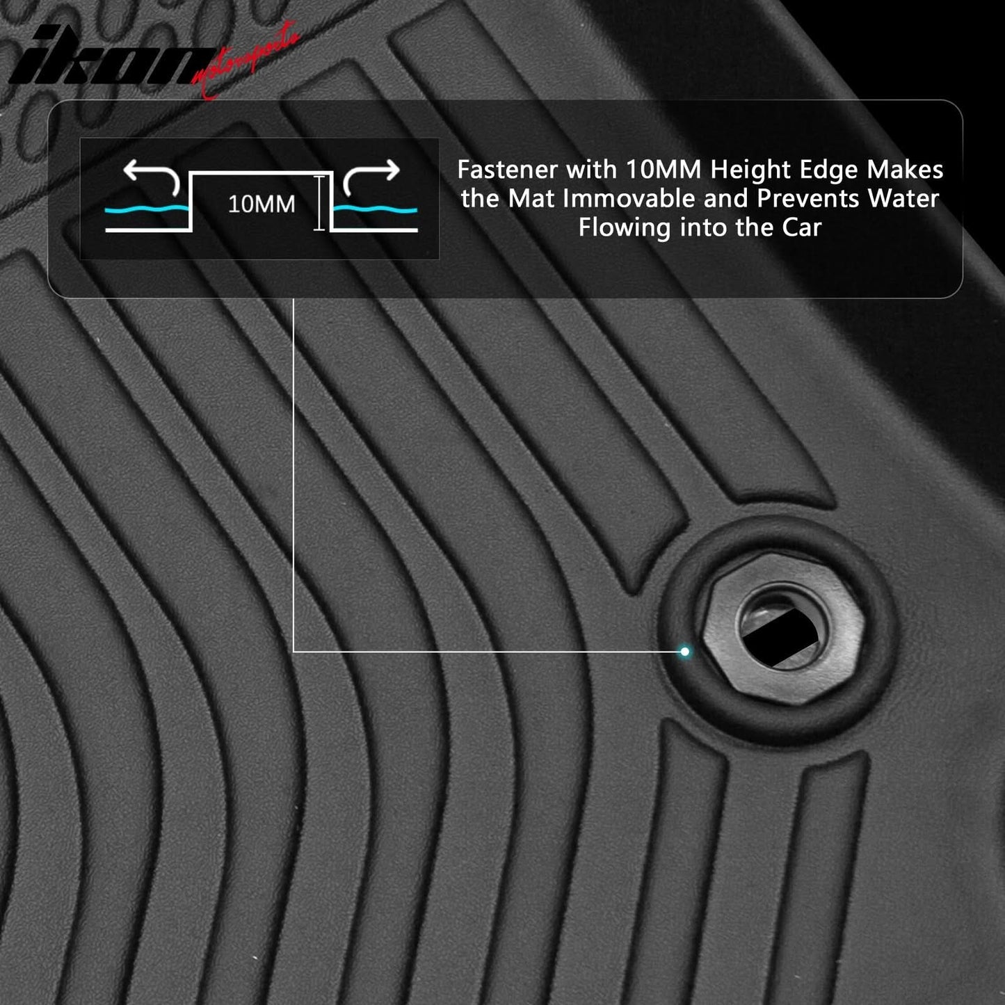 2019-2024 Toyota RAV4 All Weather Season Floor Mats 3D Carpets 3PCS