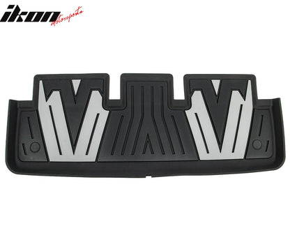 2024-2025 Tesla Model 3 3D Floor Mats Liner Black& Gray TPE Injection