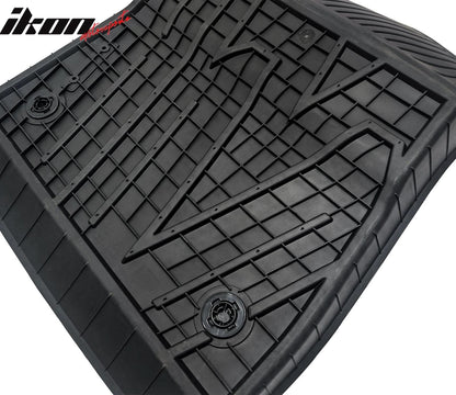 2024-2025 Tesla Model 3 3D Floor Mats Liner Black& Gray TPE Injection