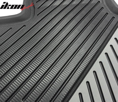 2020-2024 Tesla Model Y 3D Floor Mats Liner Black& Gray TPE Injection