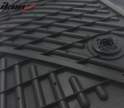 2020-2024 Tesla Model Y 3D Floor Mats Liner Black& Gray TPE Injection