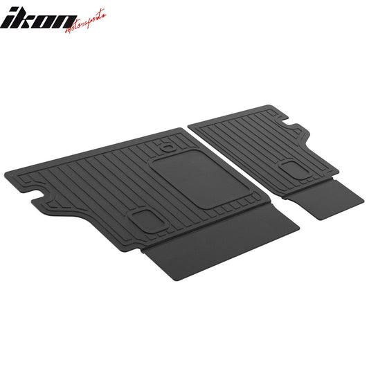 2023-2025 Dodge Hornet 2PCS Backrest Mats Rear Seat Liner Black TPE