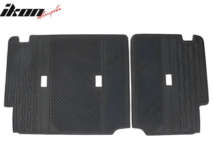 2021-2025 Ford Bronco 4Dr Black TPE Rear Seat Protector Backrest Cover