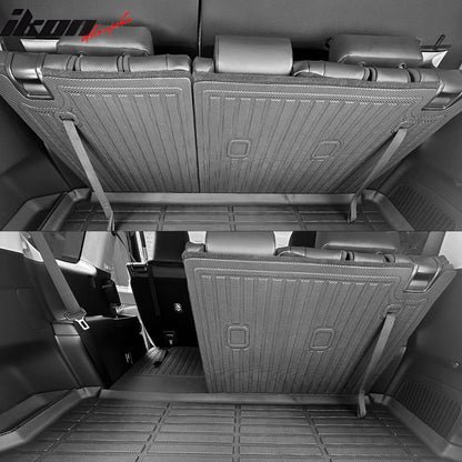 2019-2024 Toyota RAV4 All Models 2PCS Backrest Mats Liner Black TPE