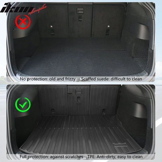 2020-2023 Tesla Model Y Back Seat Cover W/ Trunk Mats Cargo Liner TPE