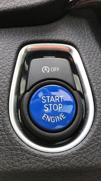 Blue Push Start Stop Button - BMW F-Chassis Vehicles