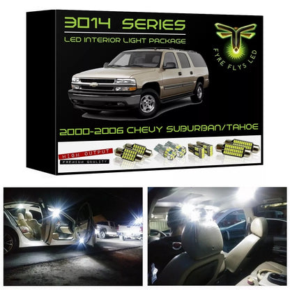 2000-2006 Chevrolet Tahoe or Suburban / GMC Yukon Super Bright 3014 Series LED interior light kit