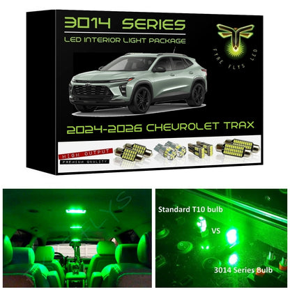 2024-2026 Chevrolet Trax Super Bright 3014 Series LED interior light kit