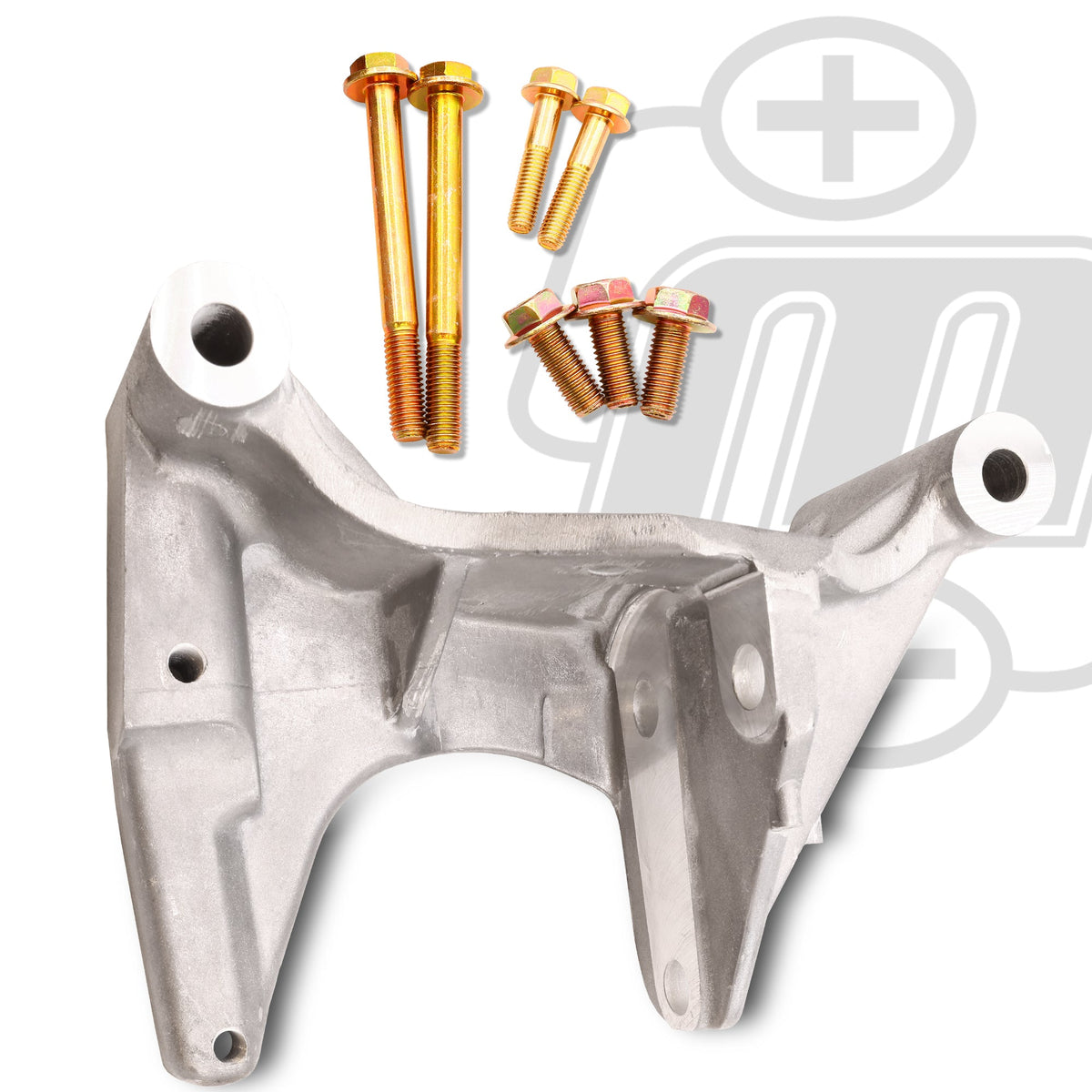 Mechman Dual Alternator Bracket Kit 2013-2018 RAM 6.7L Cummins - Cast 1.1L
