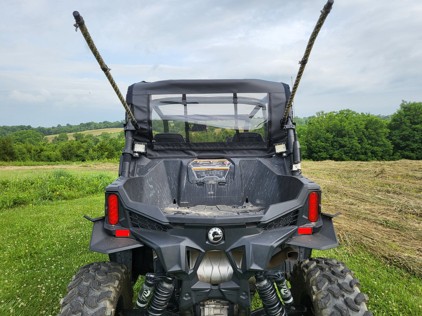 2019+ Can-Am Maverick Sport Canvas Rear Panel