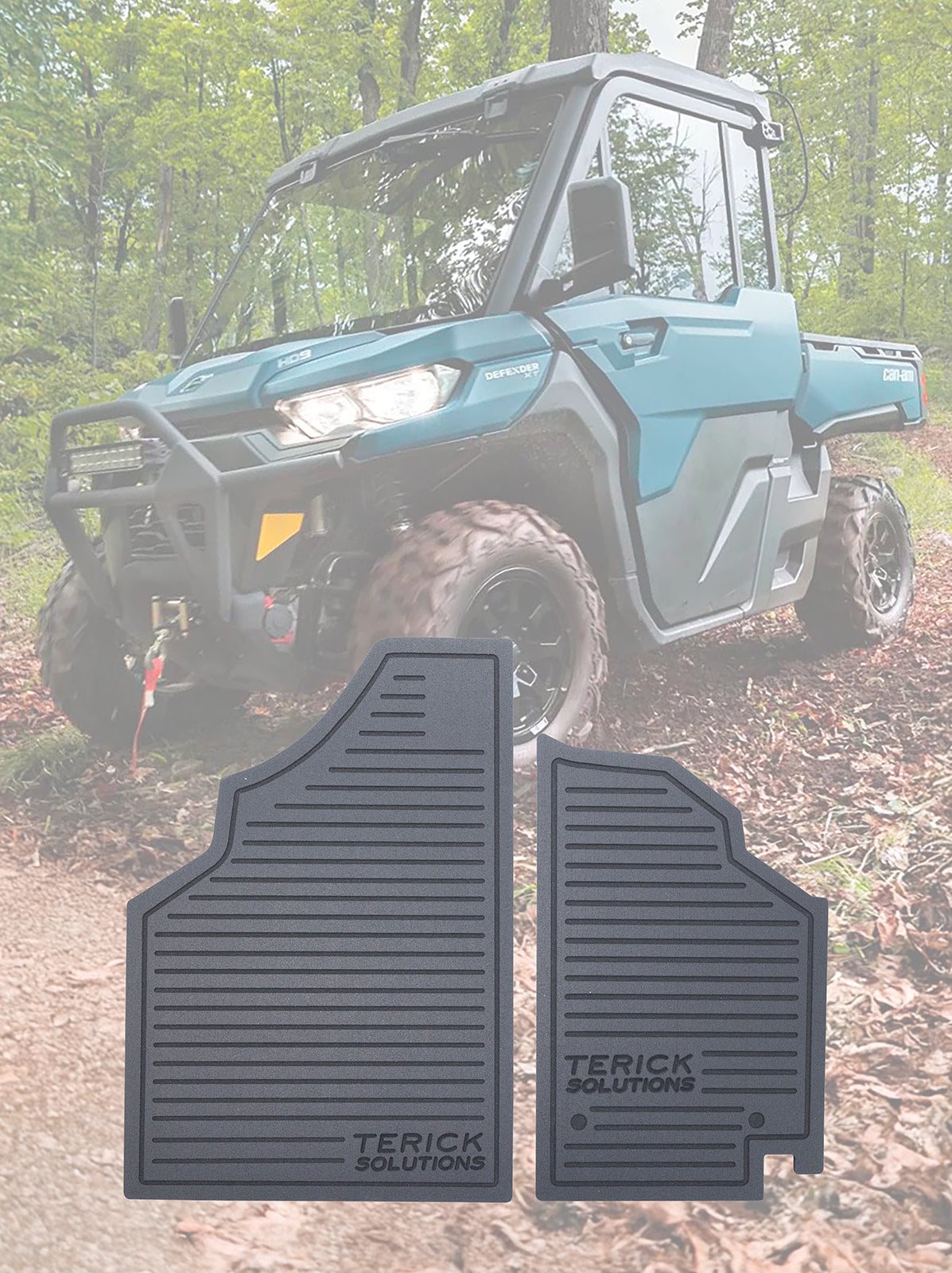 Can-Am Defender *New HD11* Rubber Floor Mats