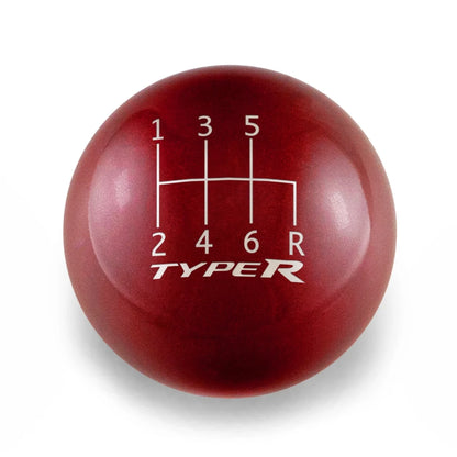 Billetworkz Weighted Shift Knob - 6 Speed Type R Standard Engraving - Honda