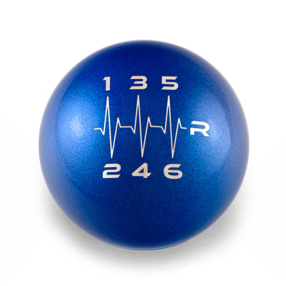Billetworkz Weighted Shift Knob - 6-Speed Heartbeat Engraving - Honda