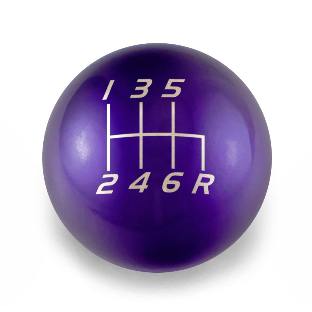 Billetworkz Weighted Shift Knob - 6-Speed Velocity Engraving for Honda