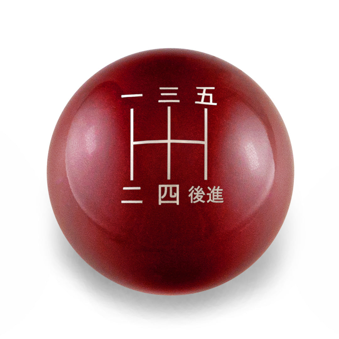 Billetworkz Weighted Shift Knob - 5-Speed Japanese Engraving - Honda