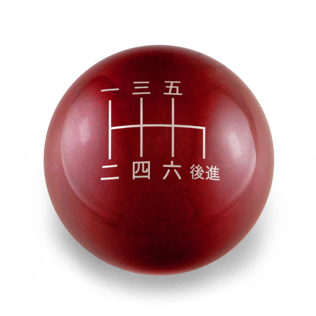 Billetworkz Weighted Shift Knob - 6-Speed Japanese Engraving - Honda