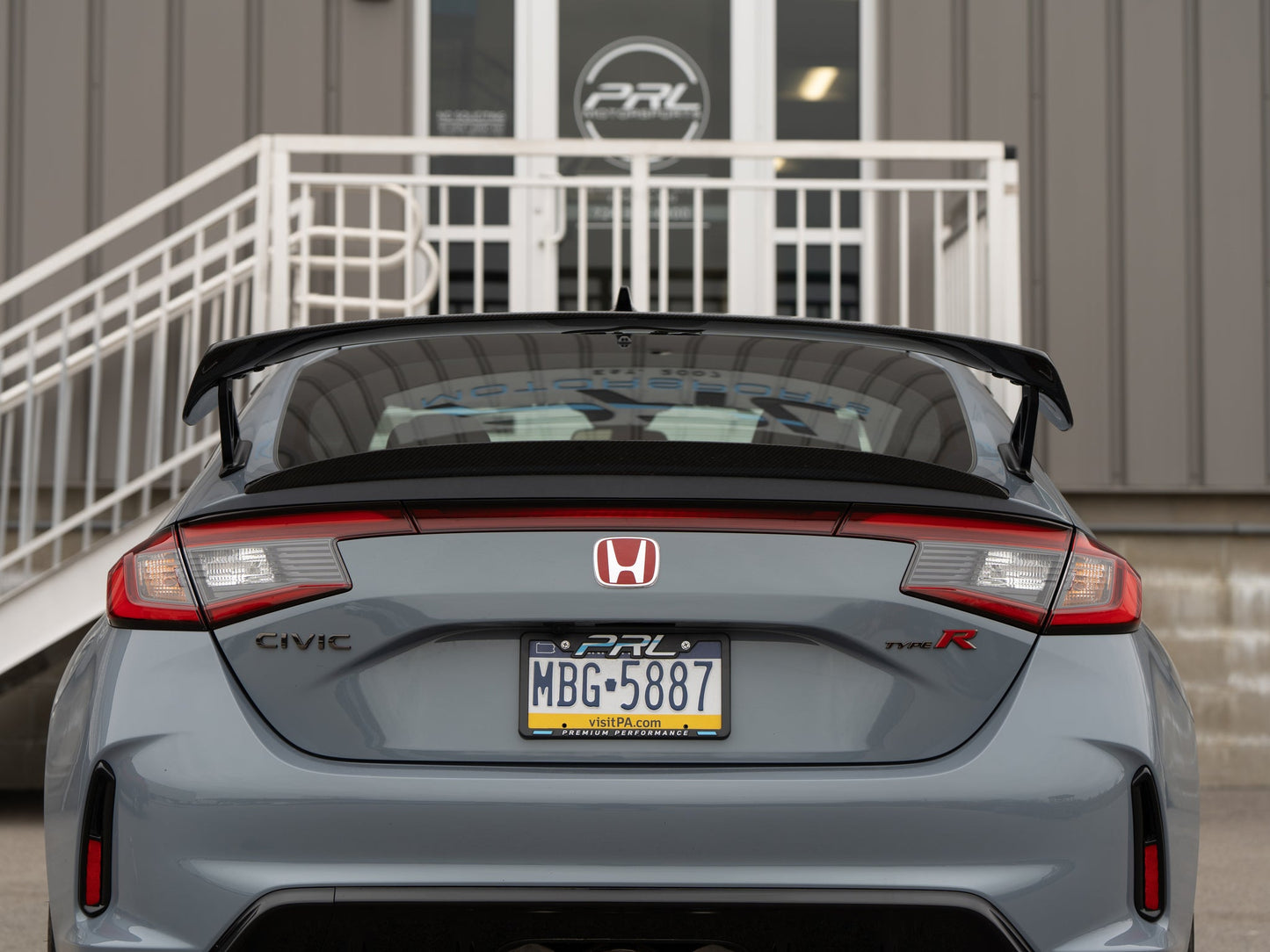 OLM Carbon Fiber Wing Type 1 (Top Only) - 2023-25 Honda Civic Type R