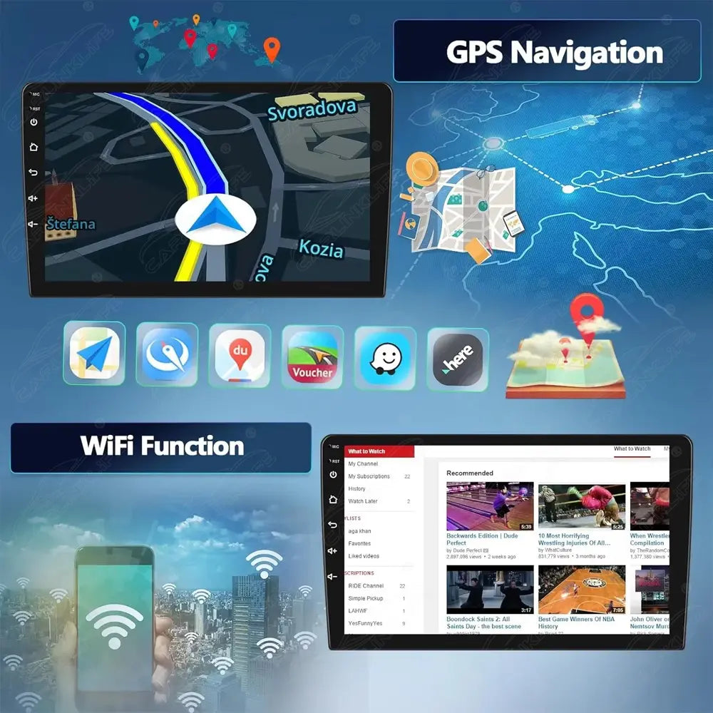 10.1 inch Android Car Radio For Toyota Corolla 2014-2016 Car Stereo CarPlay Multimedia Player