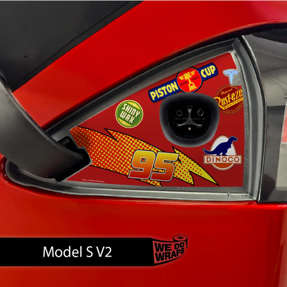 Cars Tesla Charge Port Wrap | Model S