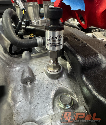 P&L Motorsports EJ Center Block Breather Block Off / Crankcase Pressure Adapter Port