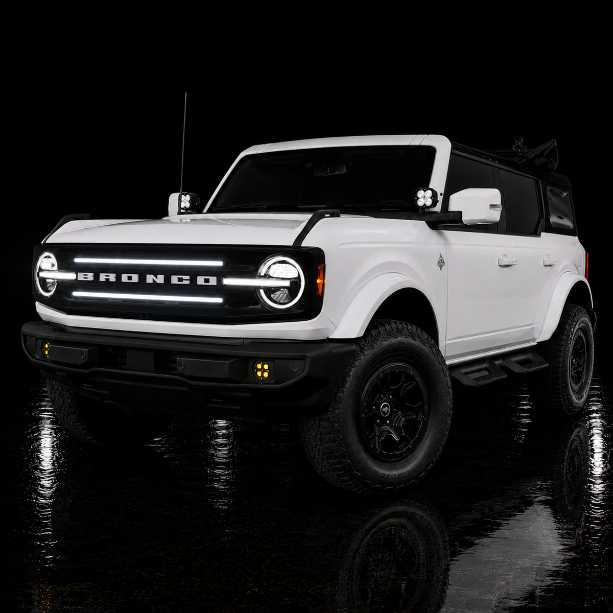 Ford Bronco Wildtrack LED Grill Lights | 2021-2023 Models