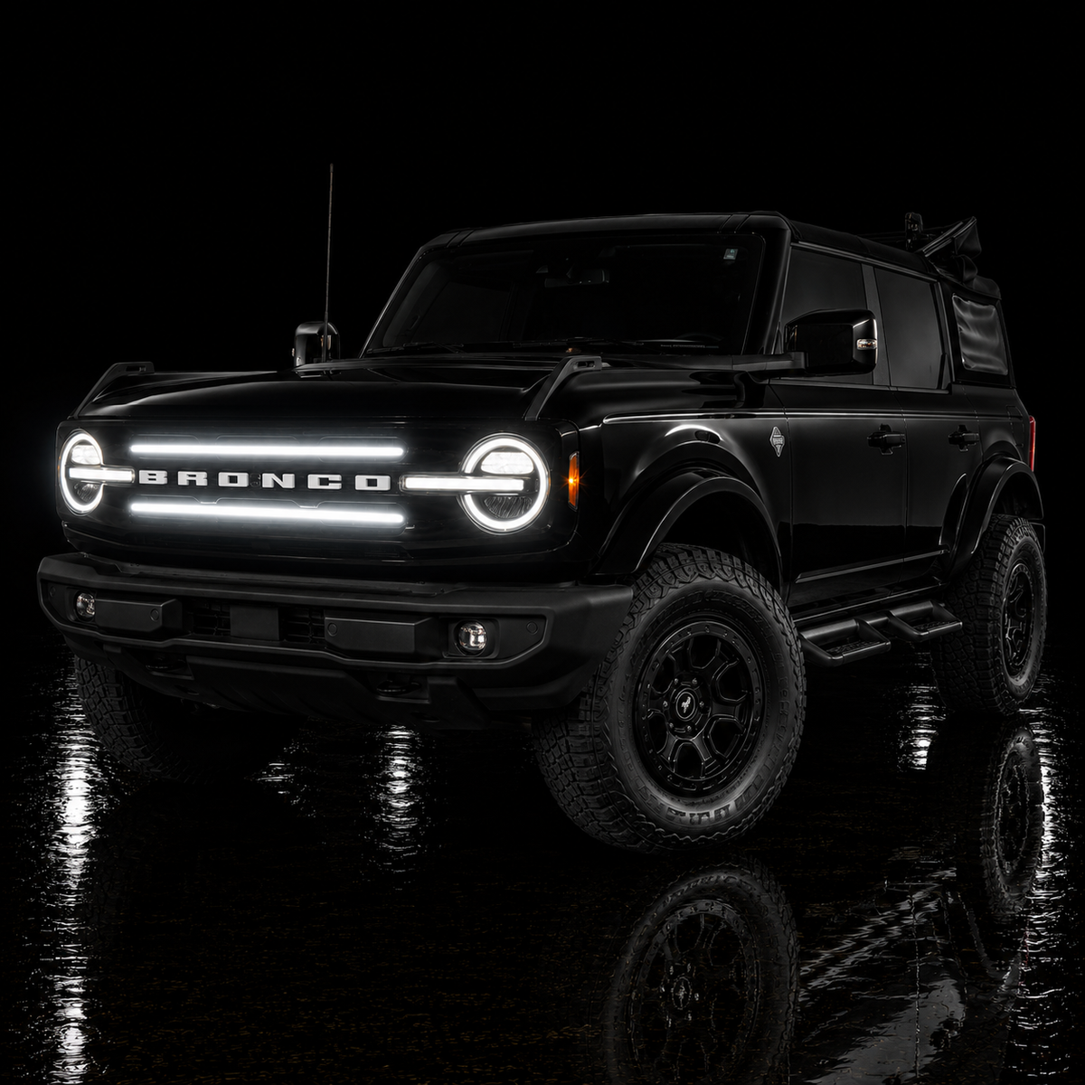 Ford Bronco Outer Banks LED Grill Lights | 2021-2023 Models
