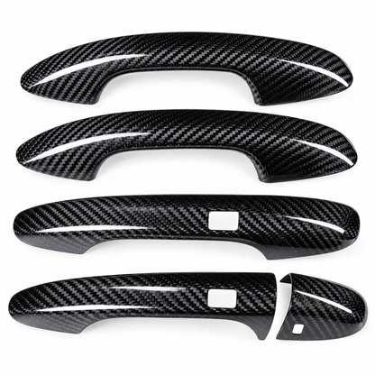 Carbon Fiber Door Handle Covers for Mercedes Benz W205 C E S GLC GLE AMG