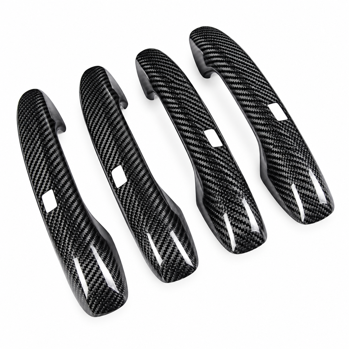 Carbon Fiber Door Handle Covers for Mercedes Benz W205 C E S GLC GLE AMG