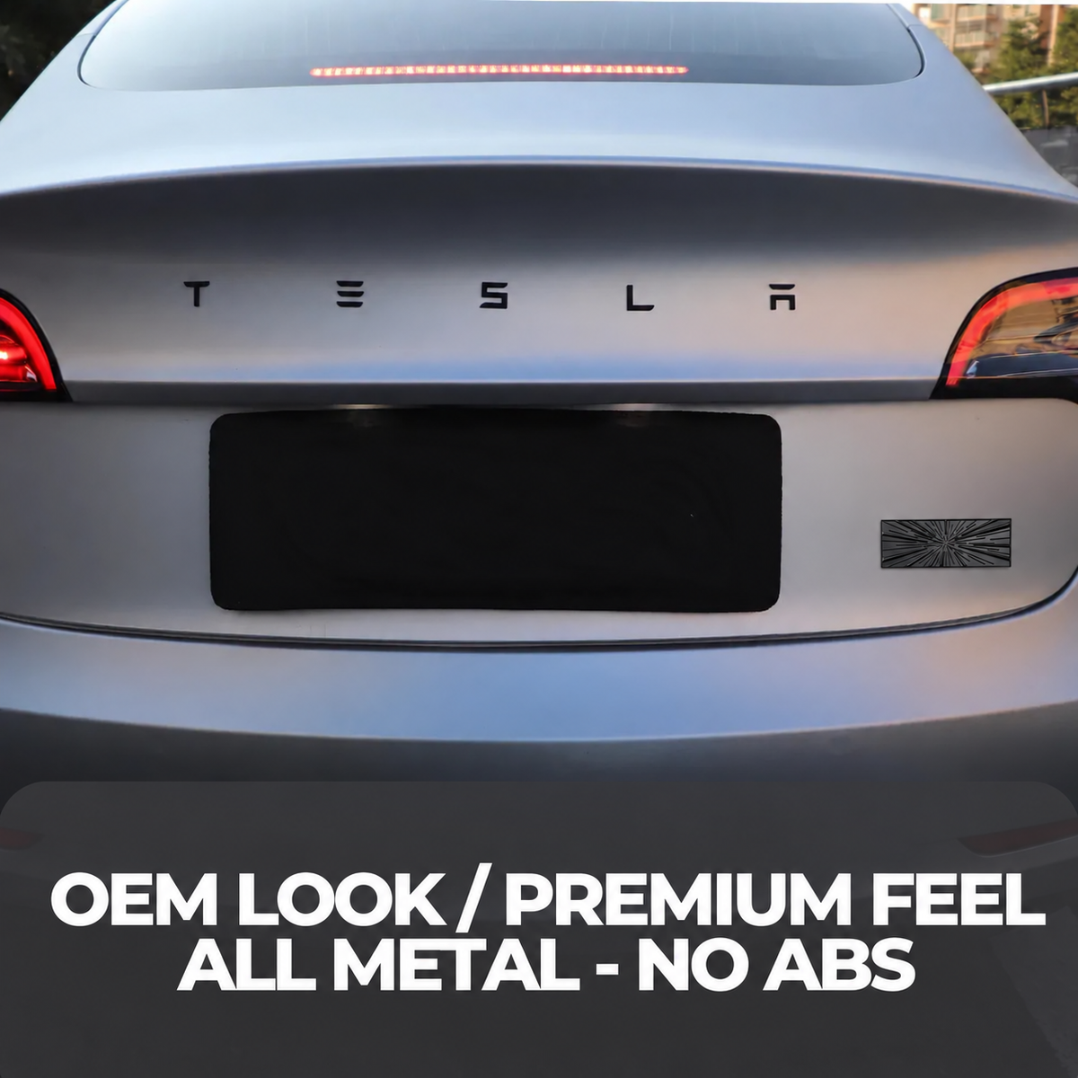 Performance Emblem - Matte Black | Tesla Model 3 Highland & Model Y Juniper