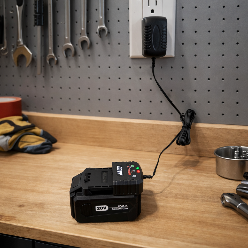 20V Cordless Tire Inflator Portable Air Compressor | 4.0Ah Lithium-Ion Battery Powered Air Pump