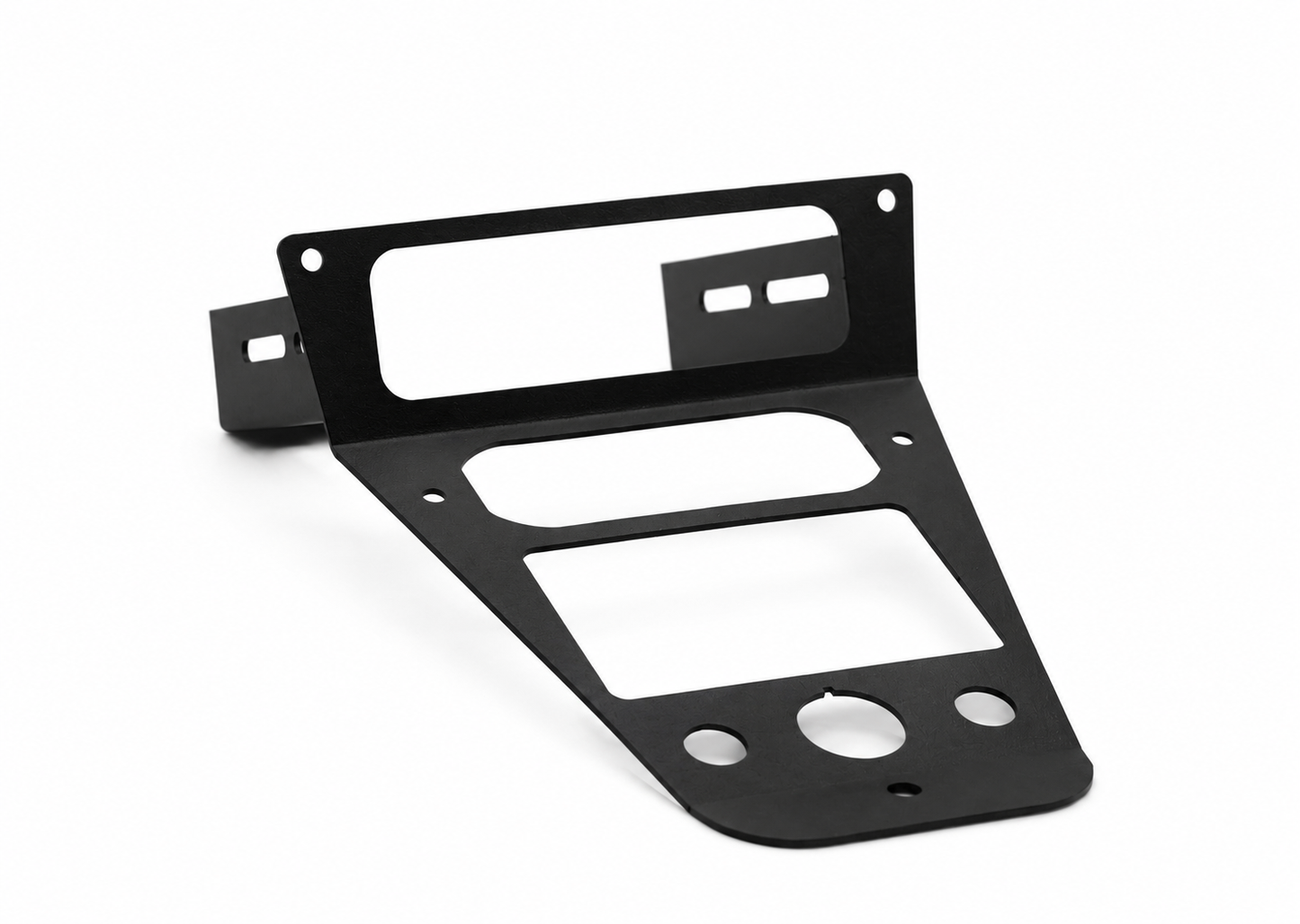 Polaris RZR Pro R Short Console – Rugged Radios + RLB 8-Gang Switch Mount (2020–2024)